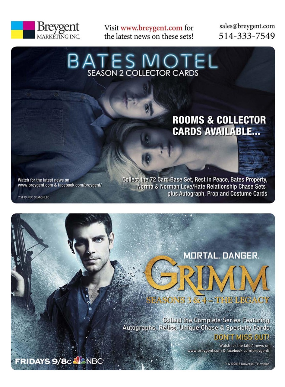 Non-Sport Update Magazine Preview Pages