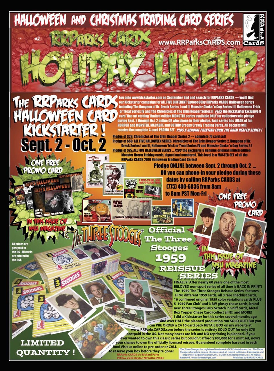 Non-Sport Update Magazine Preview Pages