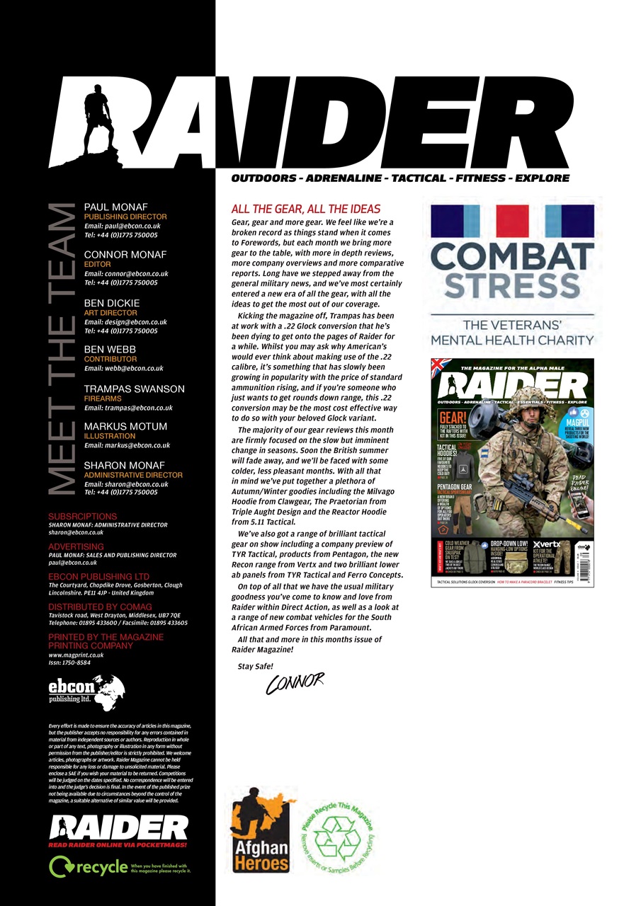 Raider Preview Pages