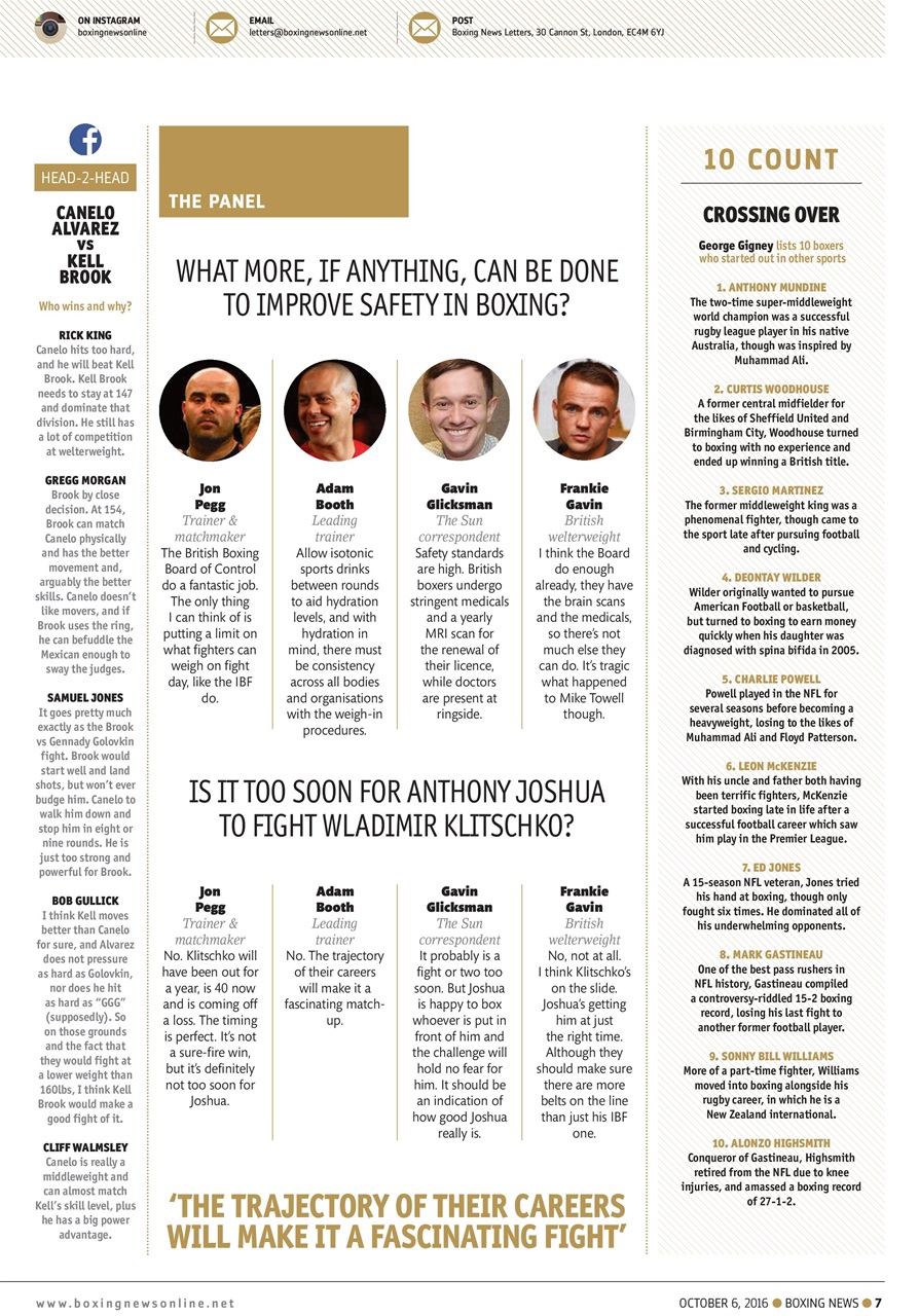 Boxing News Preview Pages