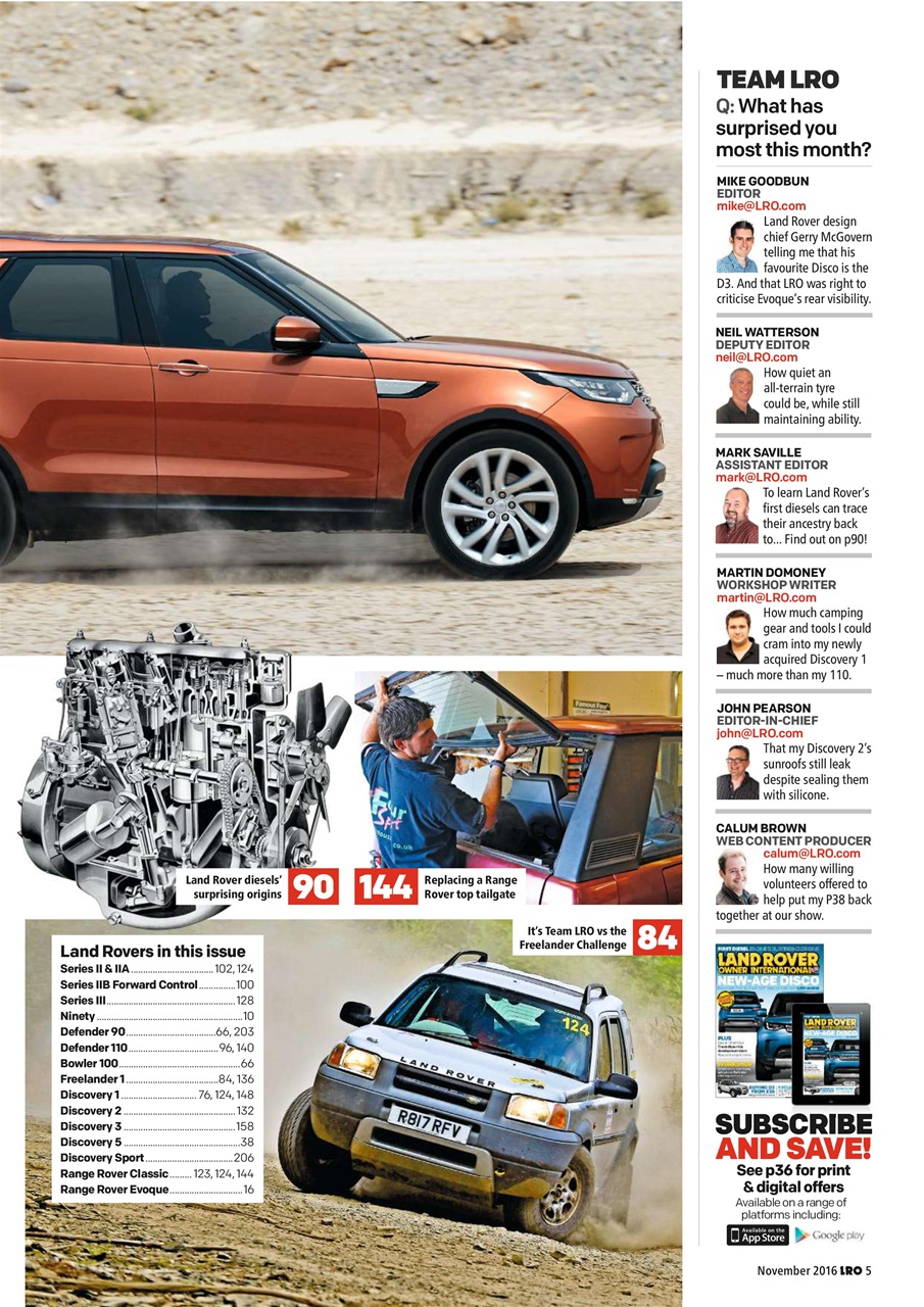 Land Rover Owner Preview Pages