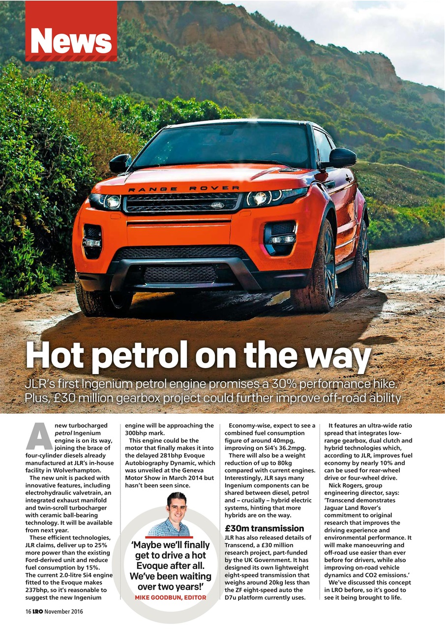 Land Rover Owner Preview Pages