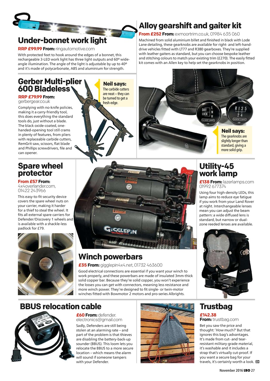 Land Rover Owner Preview Pages