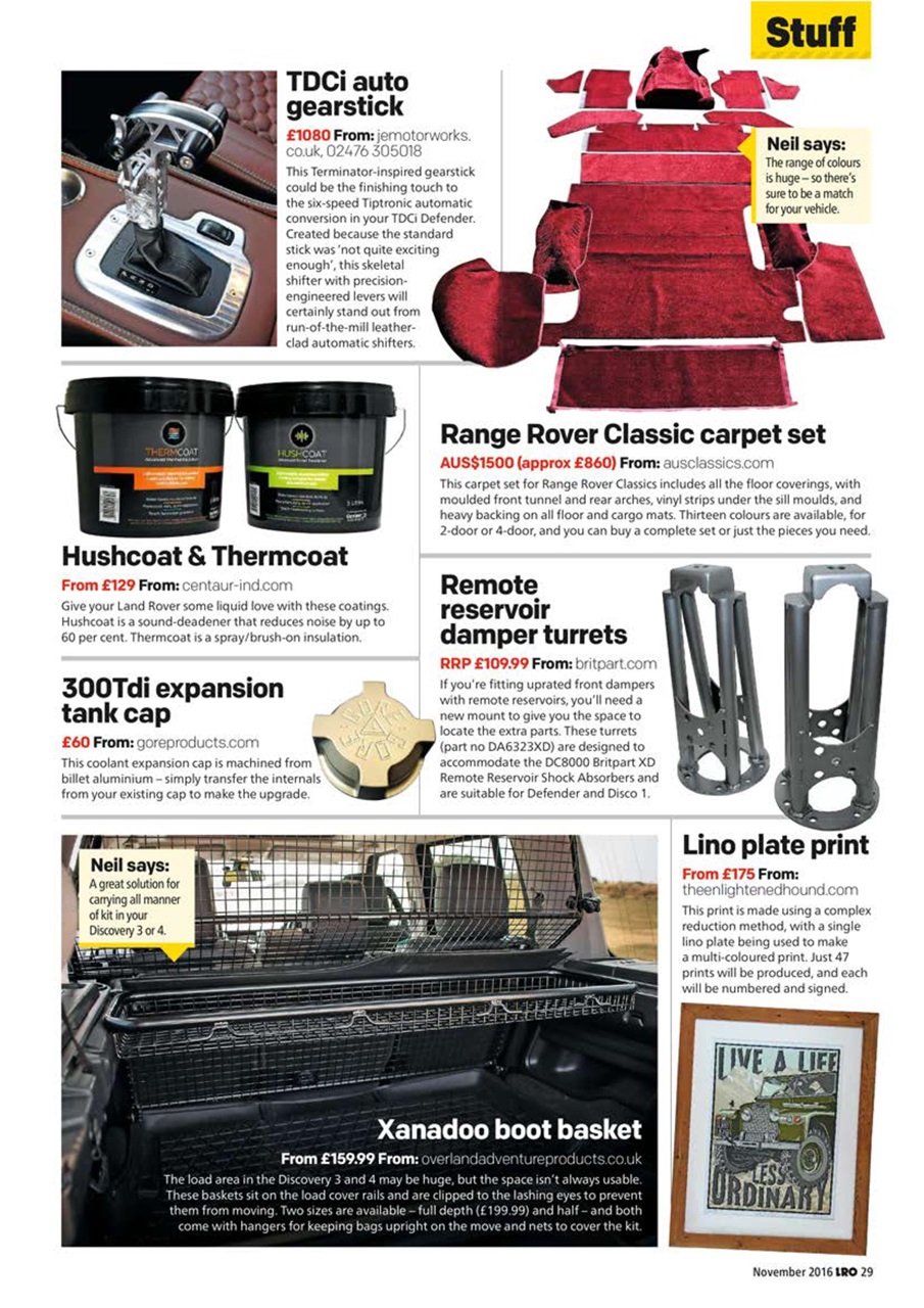 Land Rover Owner Preview Pages