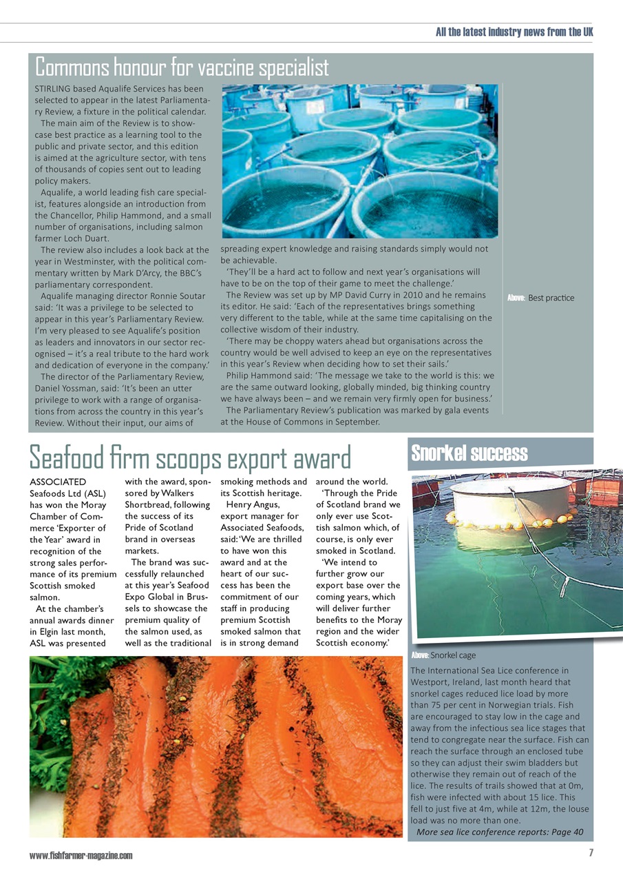Fish Farmer Magazine Preview Pages