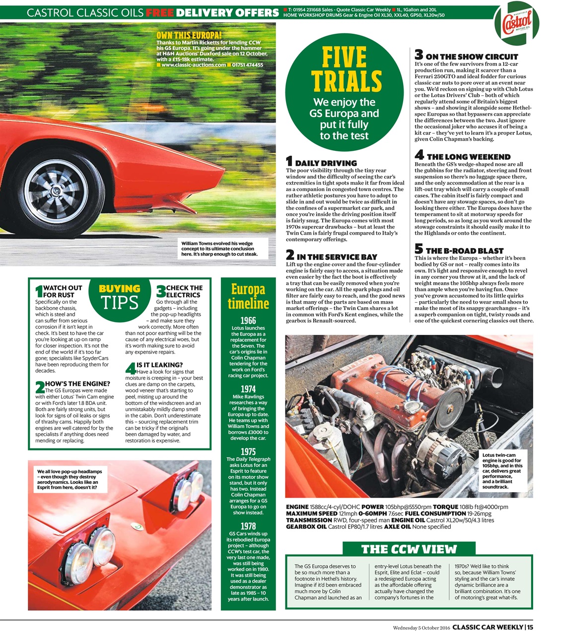 Classic Car Weekly Preview Pages