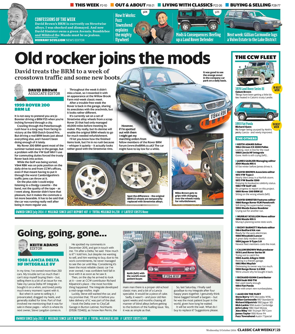 Classic Car Weekly Preview Pages
