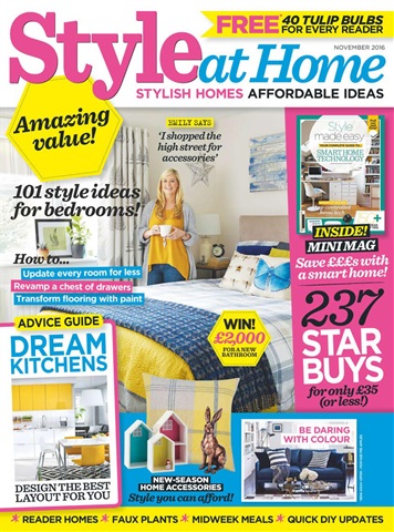 Style at Home issue November 2016