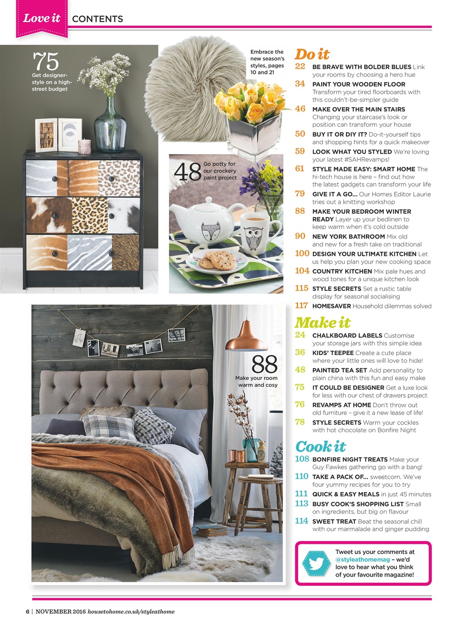 Style at Home Preview Pages