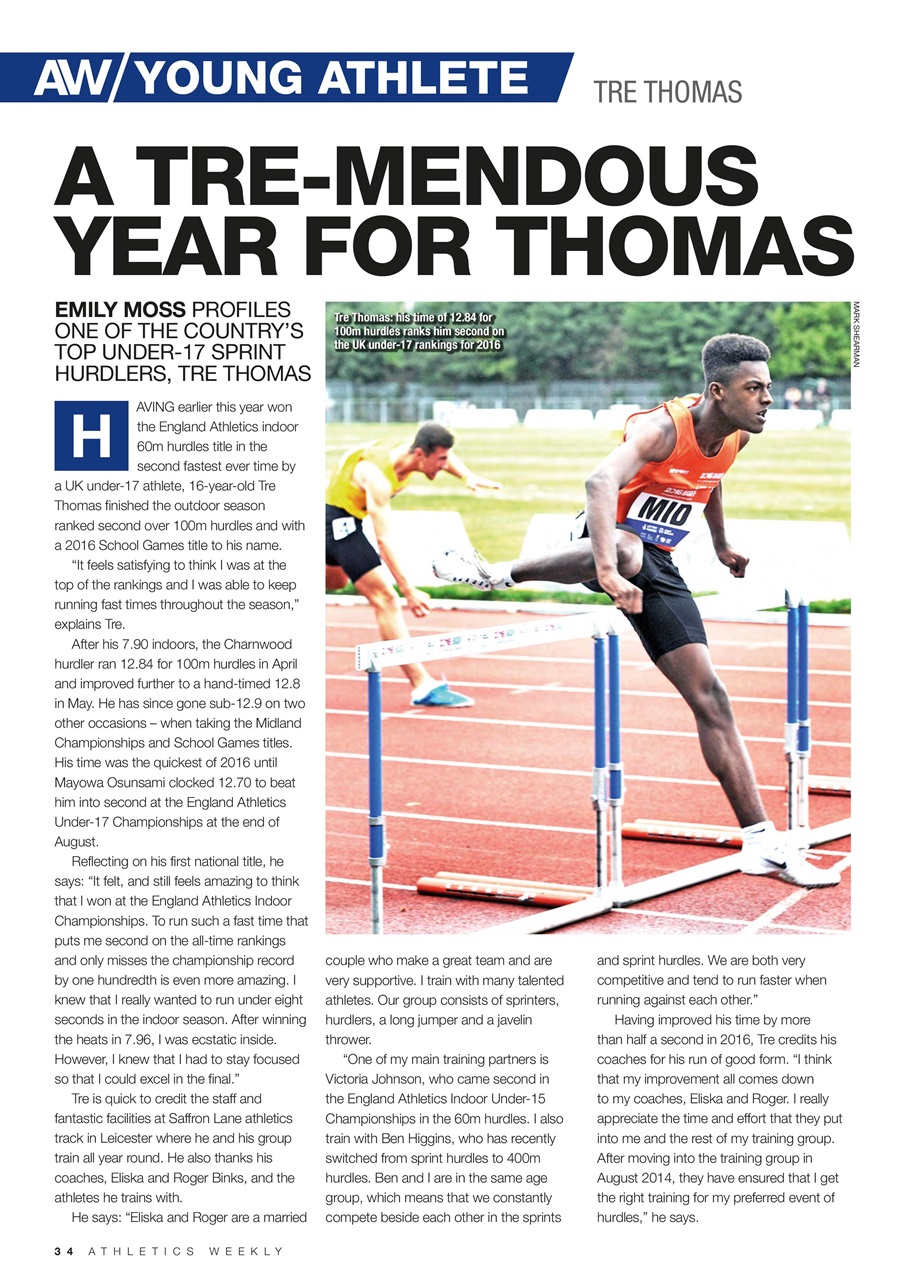 AW – Athletics Weekly Magazine Preview Pages