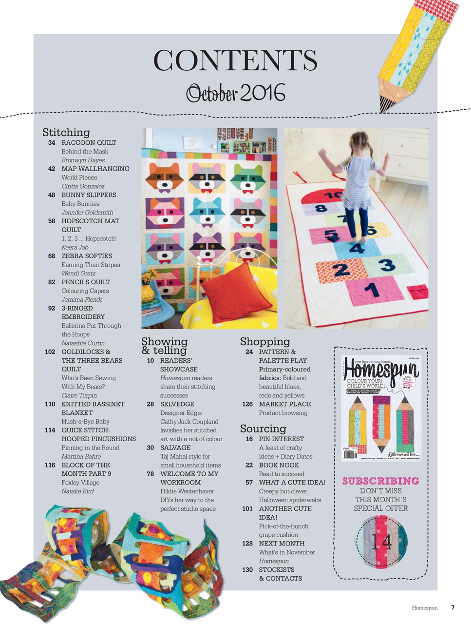 Homespun Preview Pages