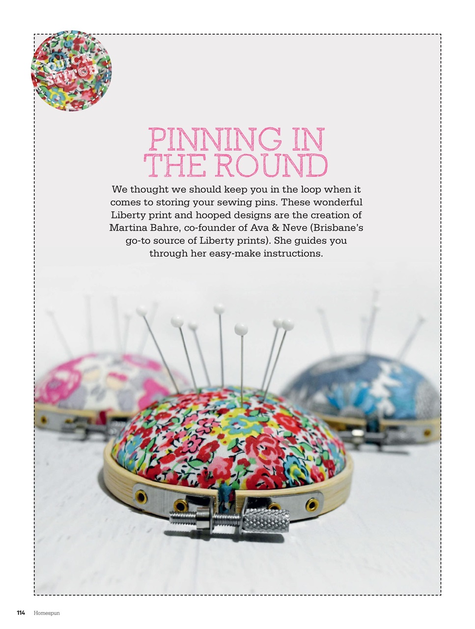 Homespun Preview Pages