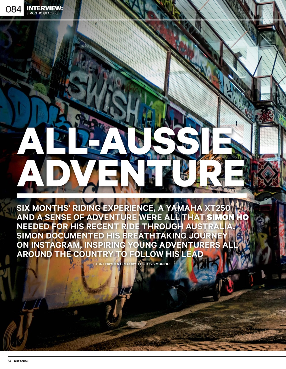 Dirt Action Preview Pages