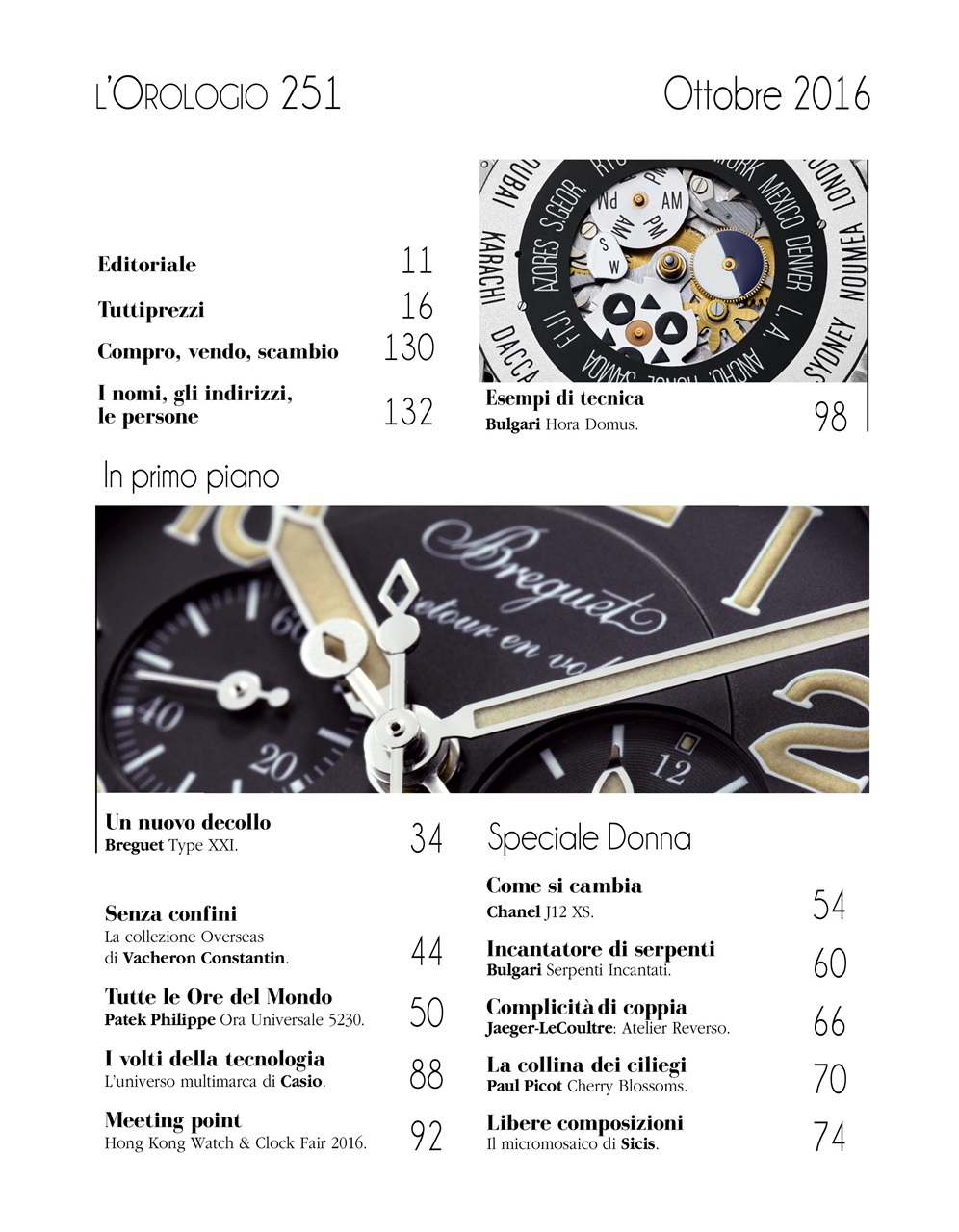 L'Orologio Preview Pages