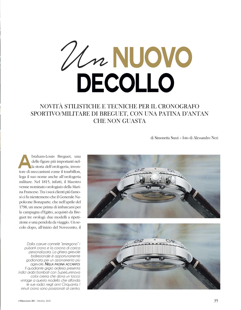 L'Orologio Preview Pages