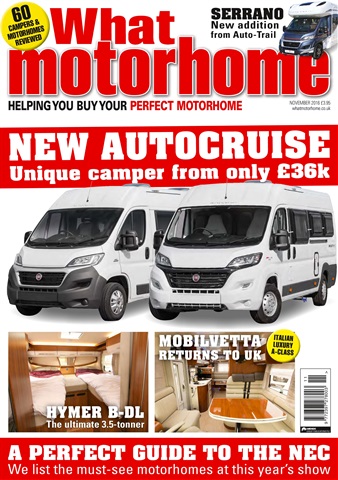 What Motorhome magazine issue NEC Show Special - November 2016