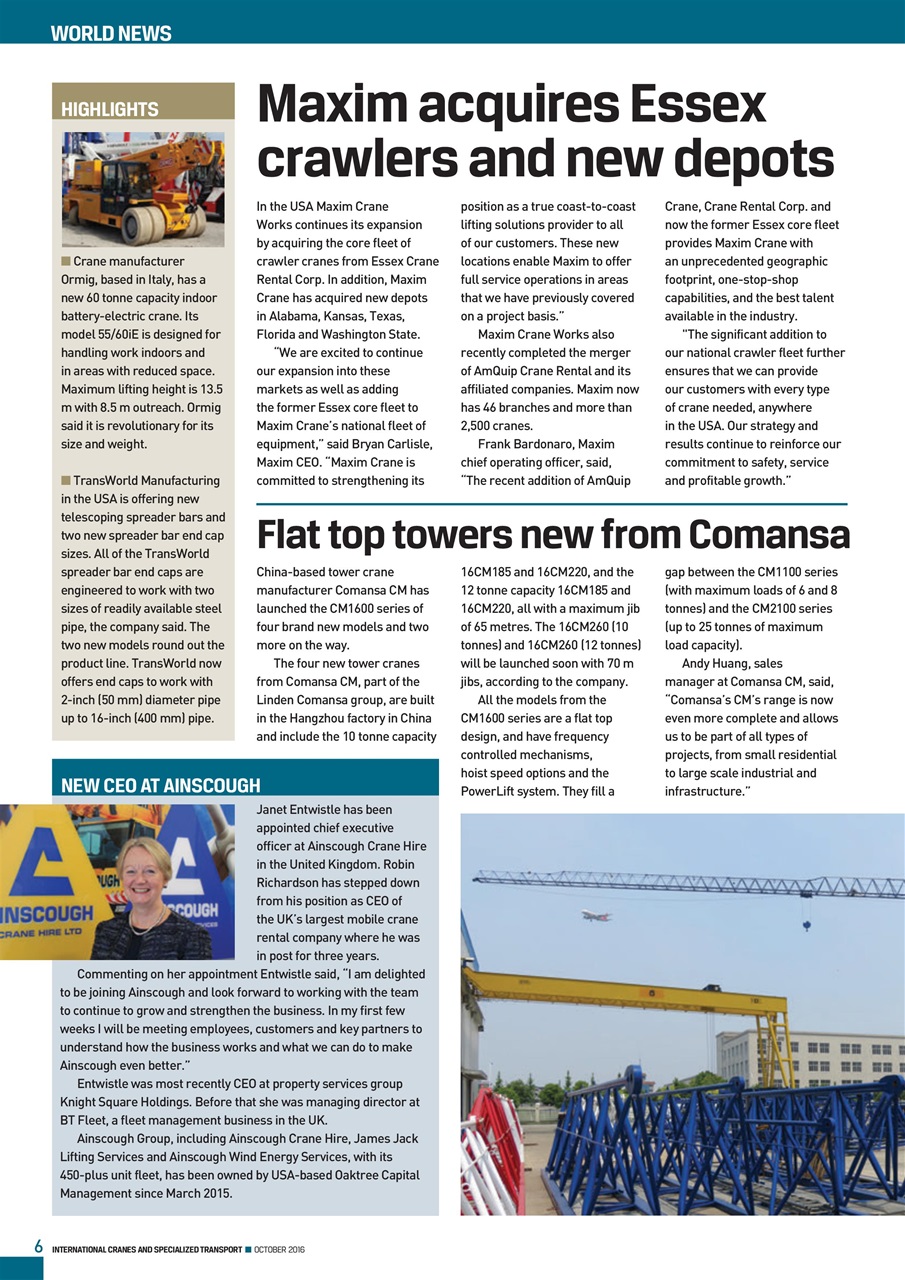 Int. Cranes and Specialized Transp Preview Pages