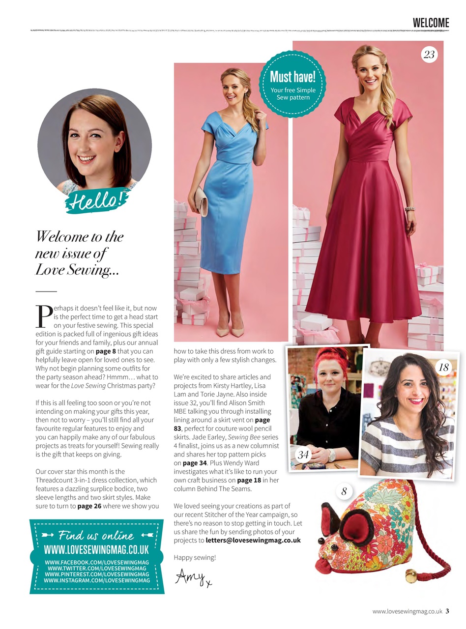 Love Sewing Preview Pages