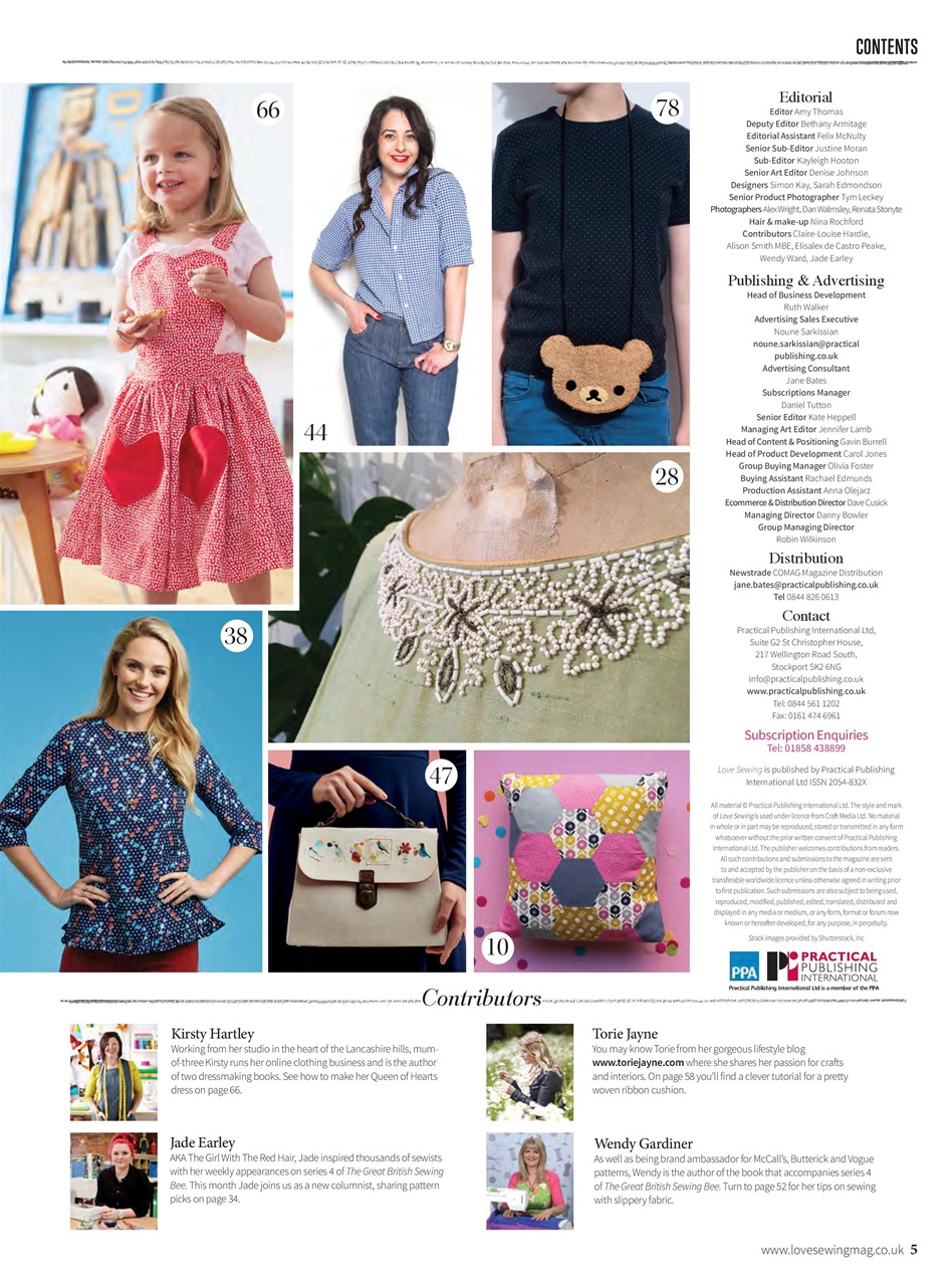 Love Sewing Preview Pages