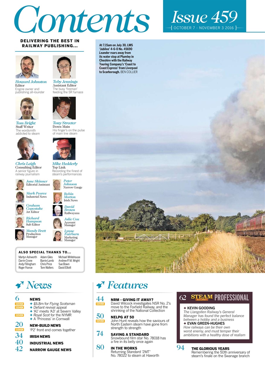 Steam Railway Preview Pages