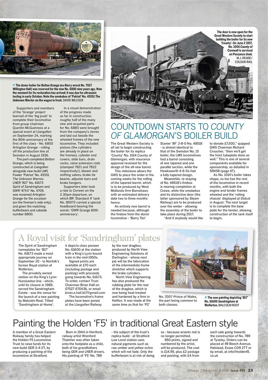 Steam Railway Preview Pages