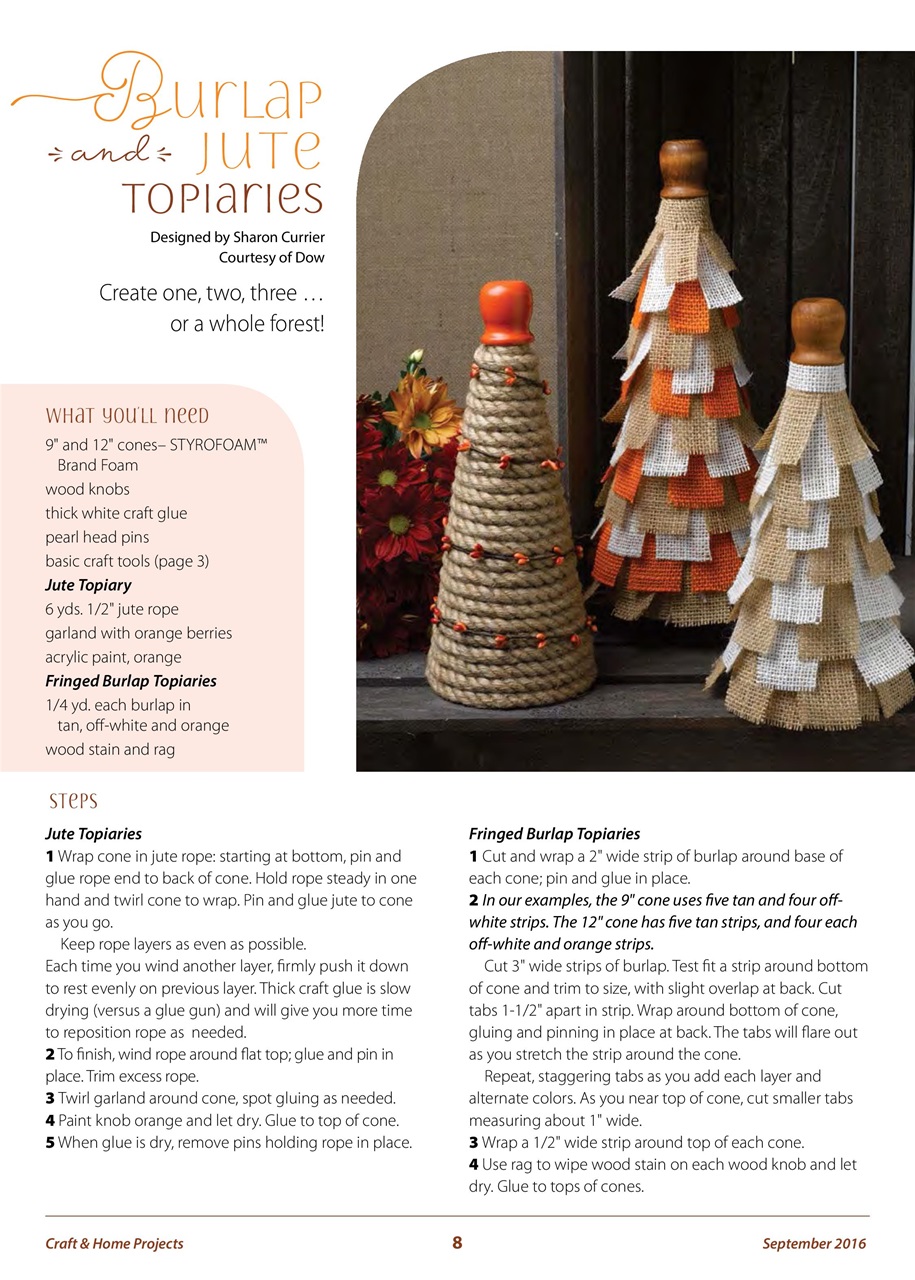 Craft & Home Projects Preview Pages