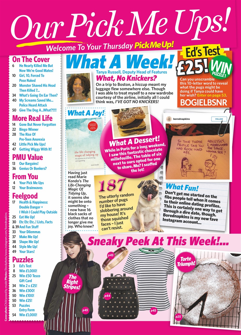 Pick Me Up Preview Pages