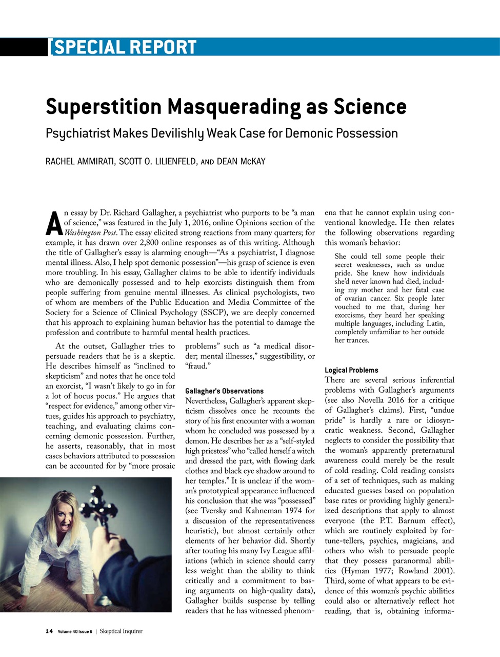 Skeptical Inquirer Preview Pages