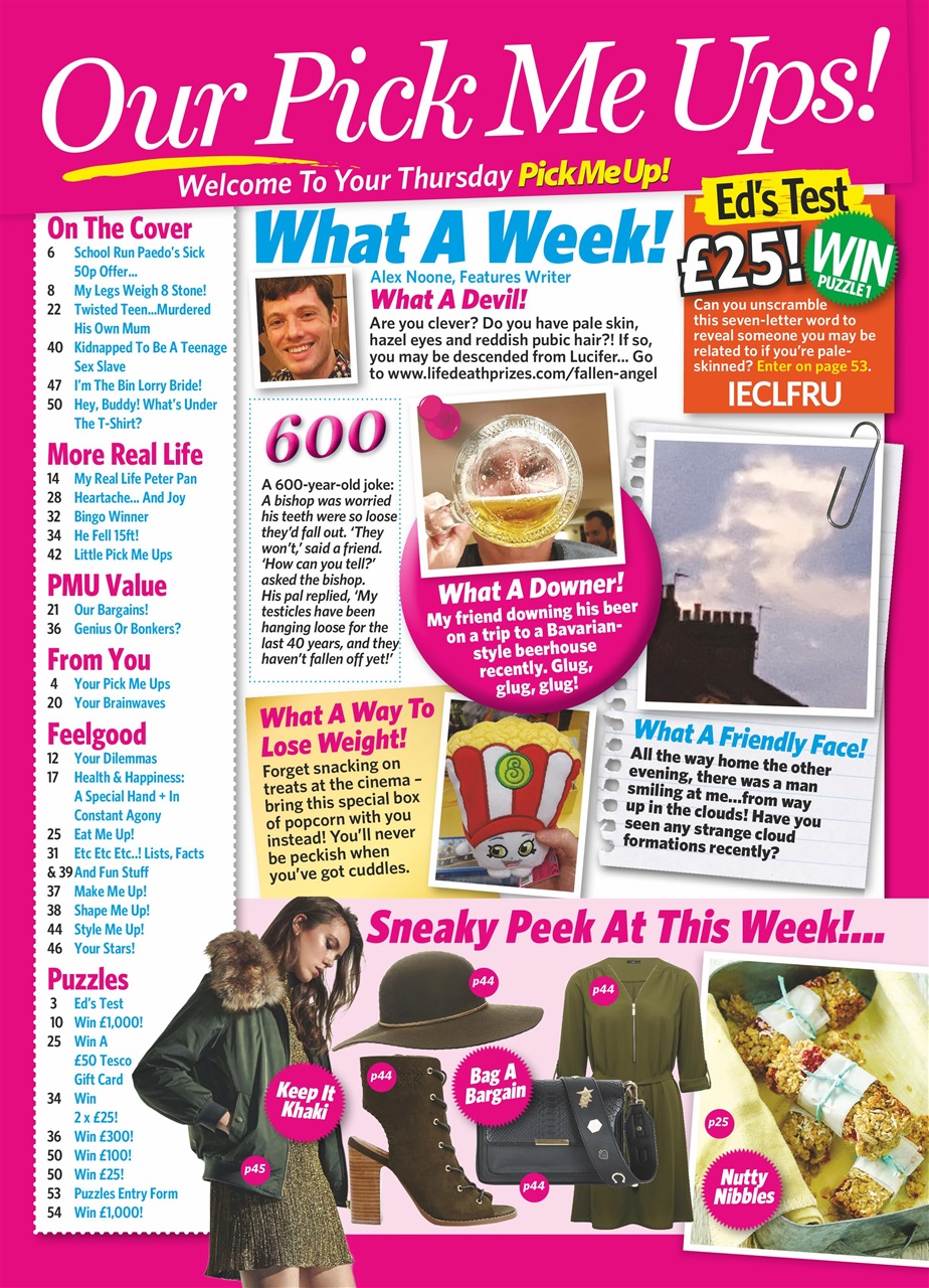 Pick Me Up Preview Pages