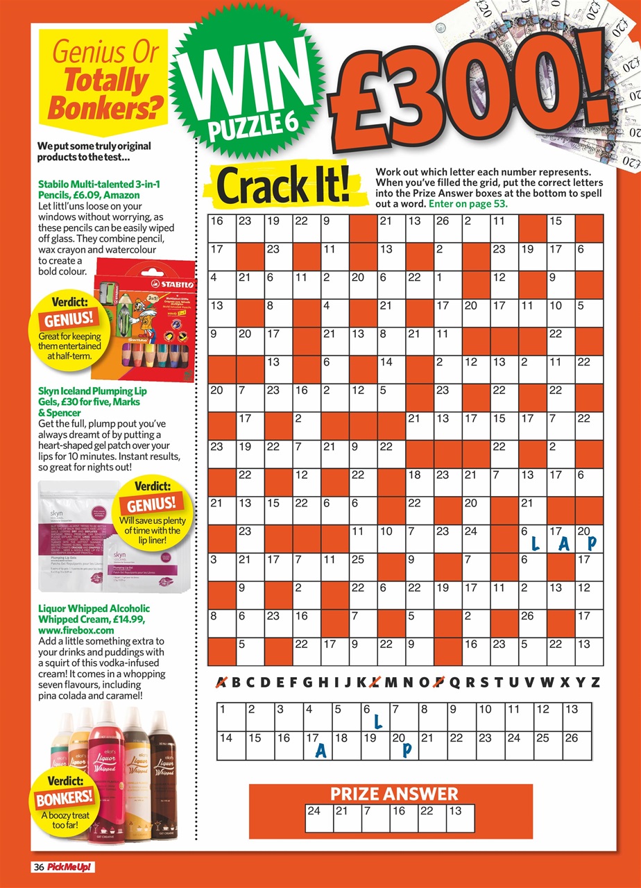 Pick Me Up Preview Pages