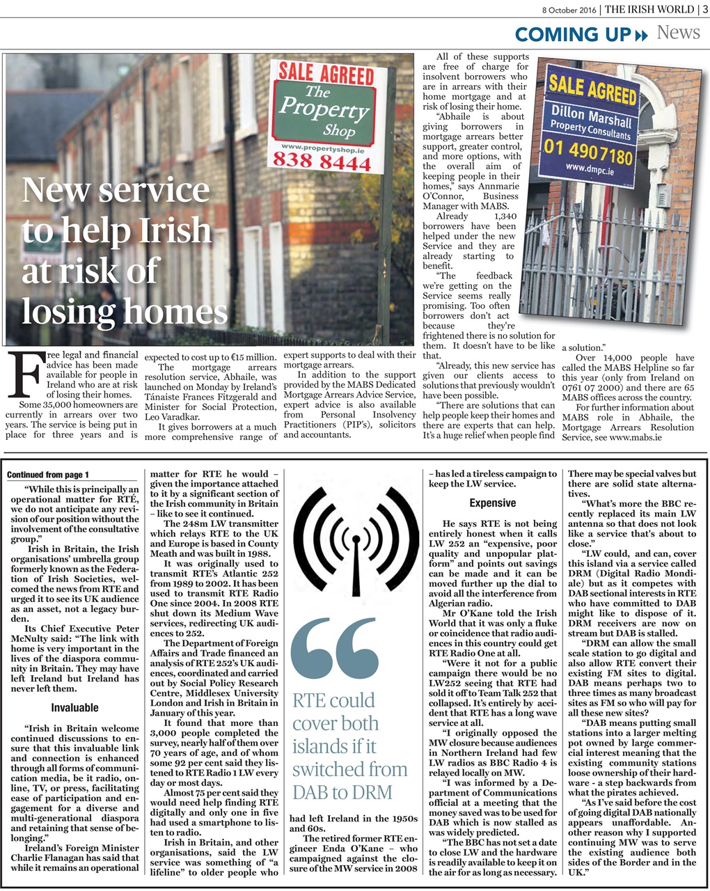 Irish World Preview Pages