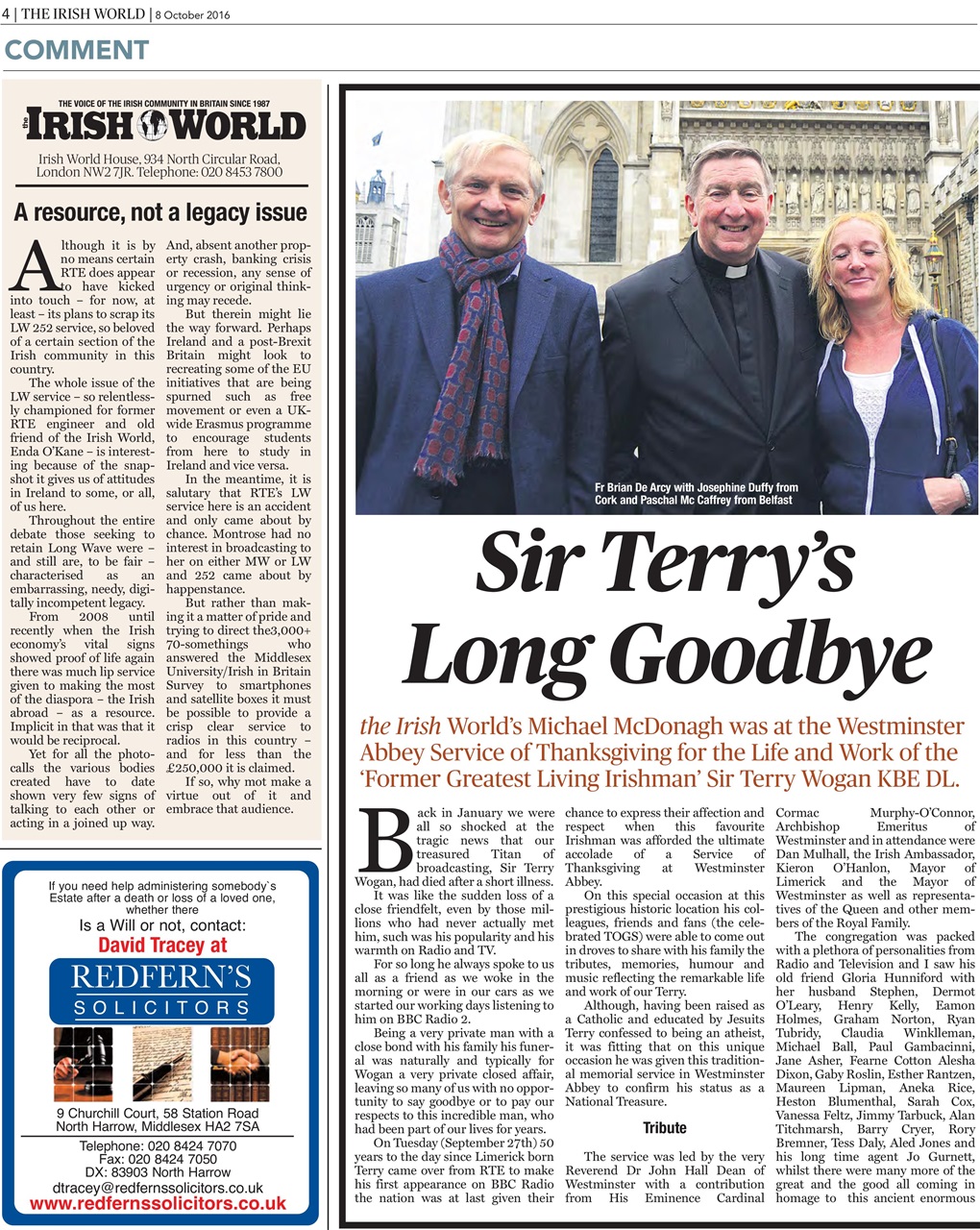 Irish World Preview Pages