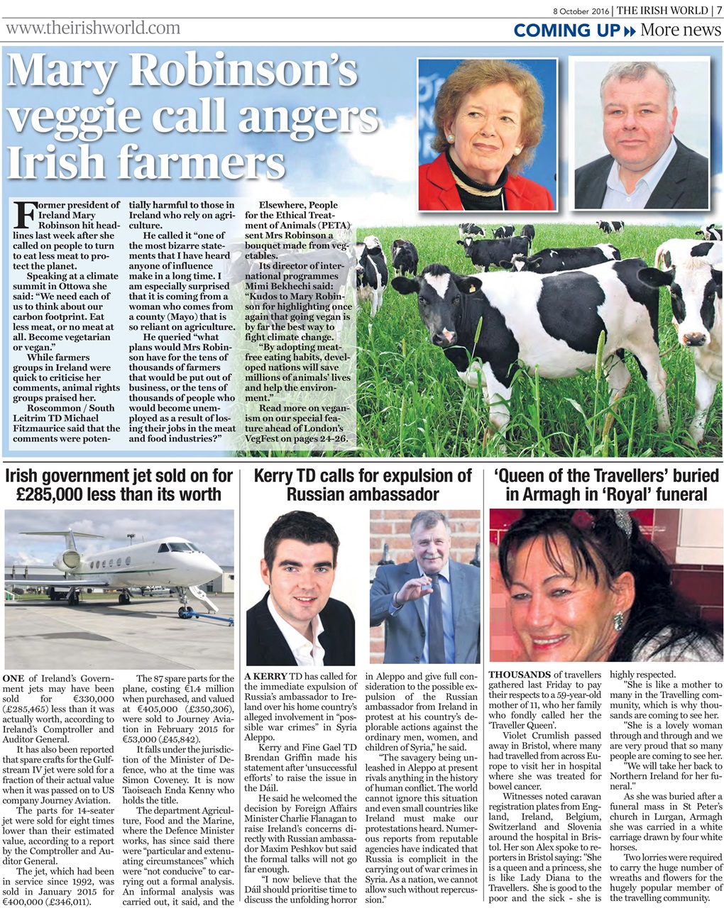 Irish World Preview Pages