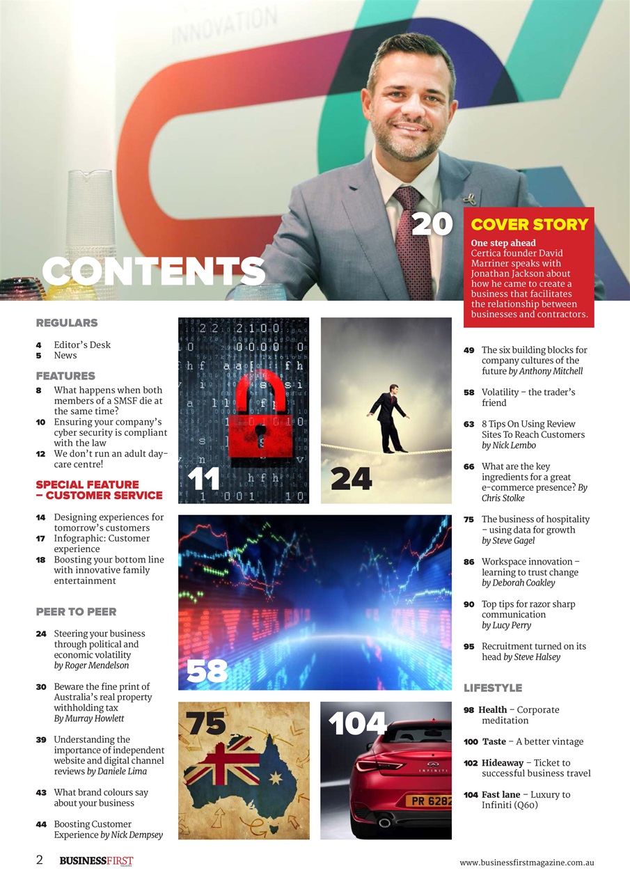Business First Magazine Preview Pages