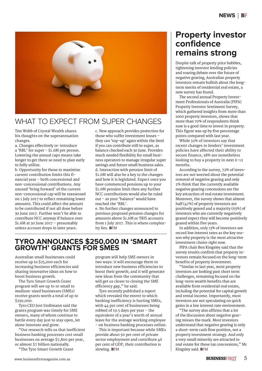 Business First Magazine Preview Pages