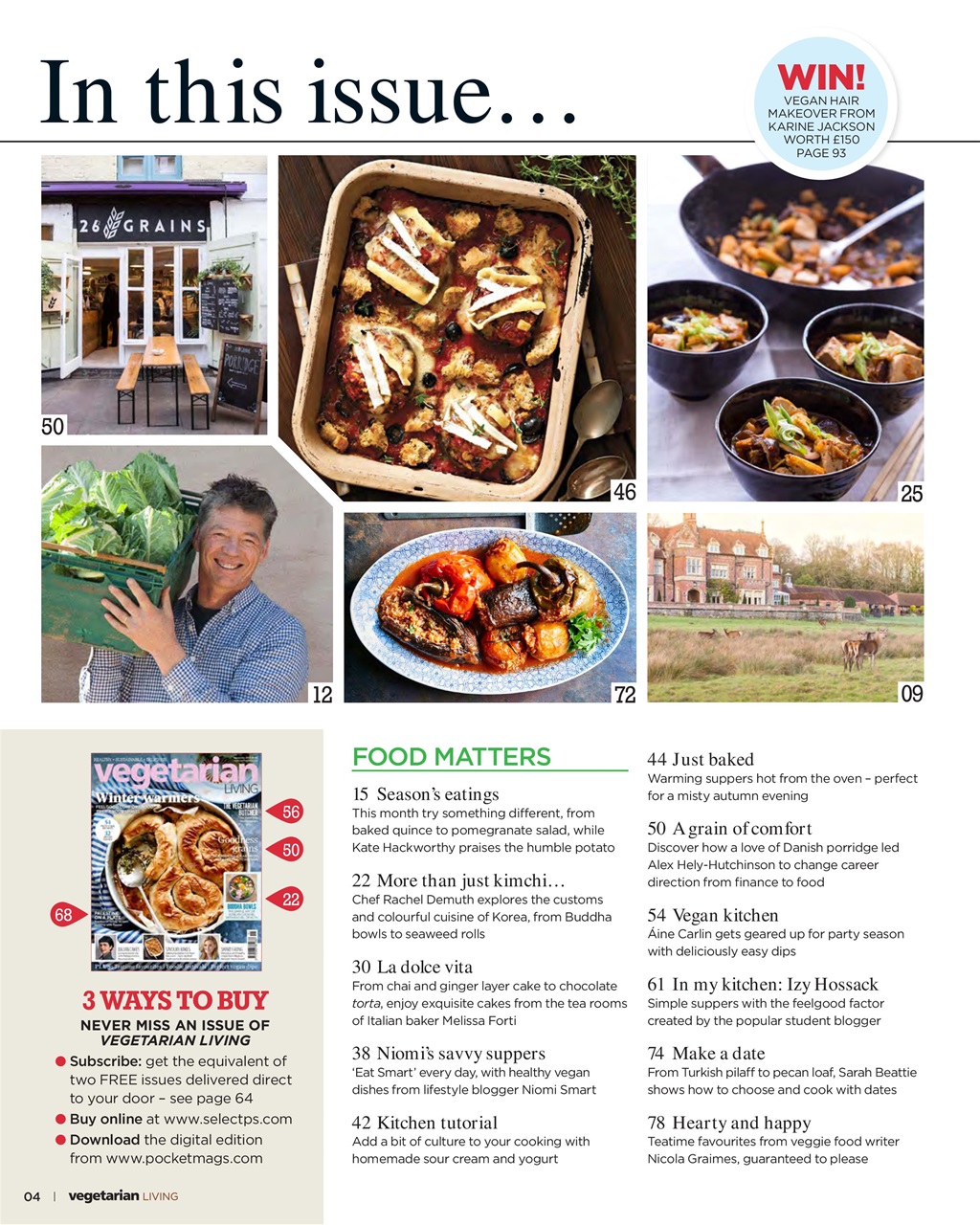 Vegetarian Living Preview Pages