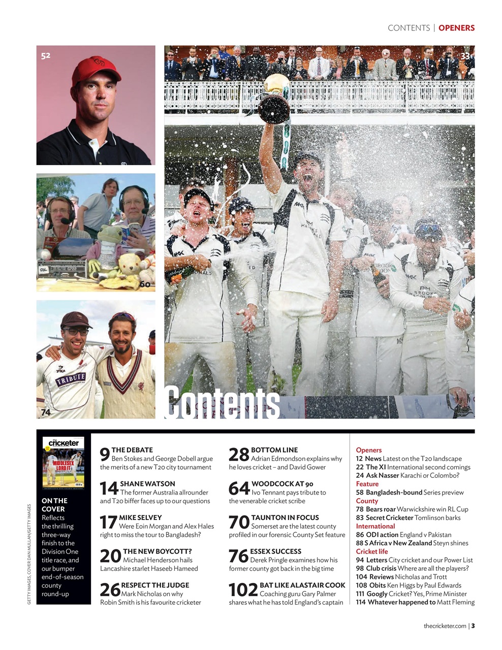 The Cricketer Magazine Preview Pages