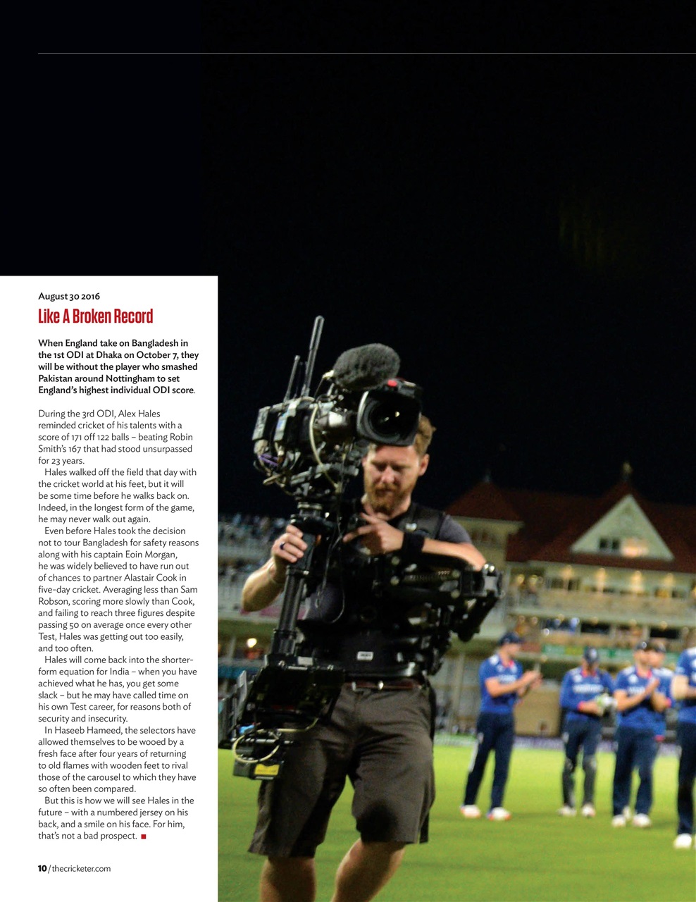 The Cricketer Magazine Preview Pages