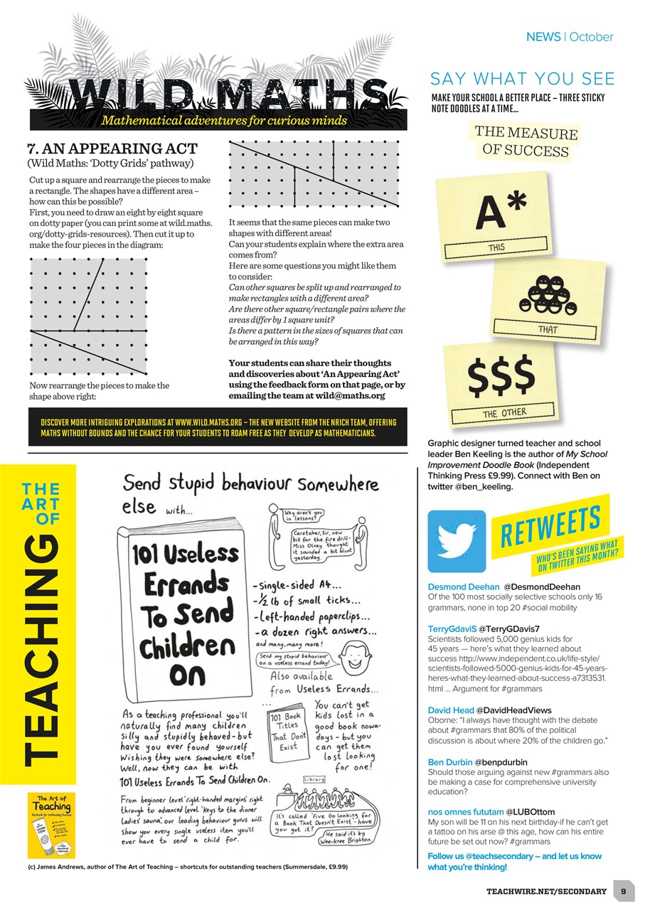 Teach Secondary Preview Pages