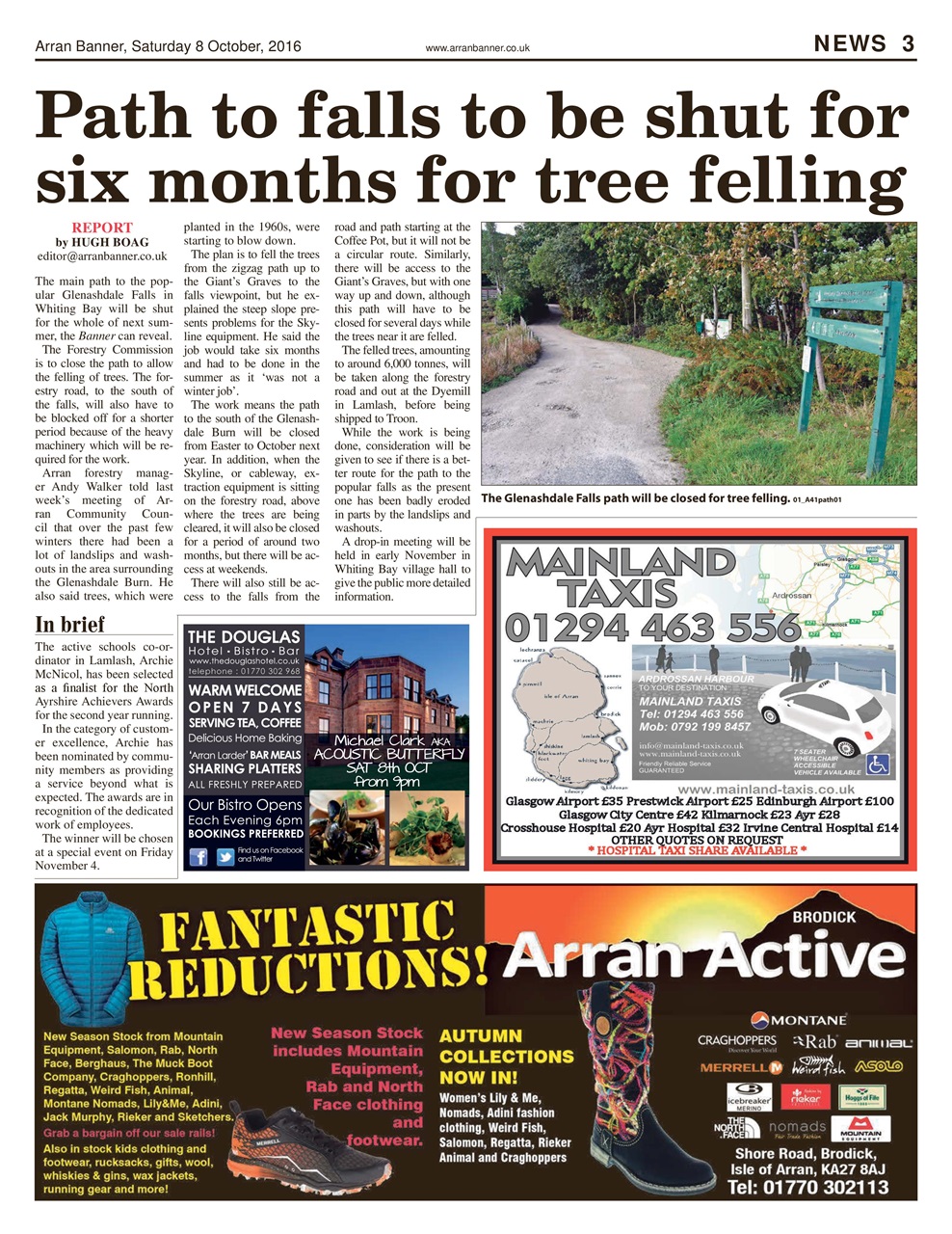 Arran Banner Preview Pages