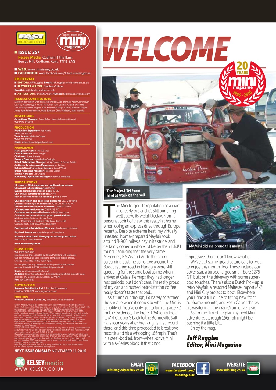 Mini Magazine Preview Pages