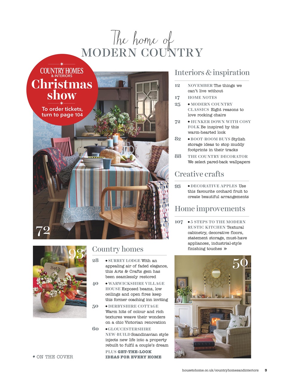 Country Homes & Interiors Preview Pages