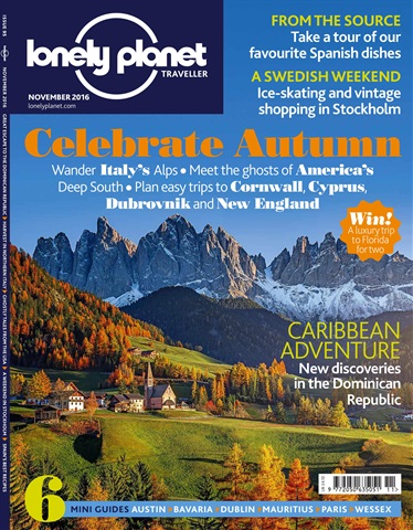 Lonely Planet issue November 2016