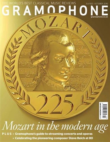 Gramophone issue October 2016