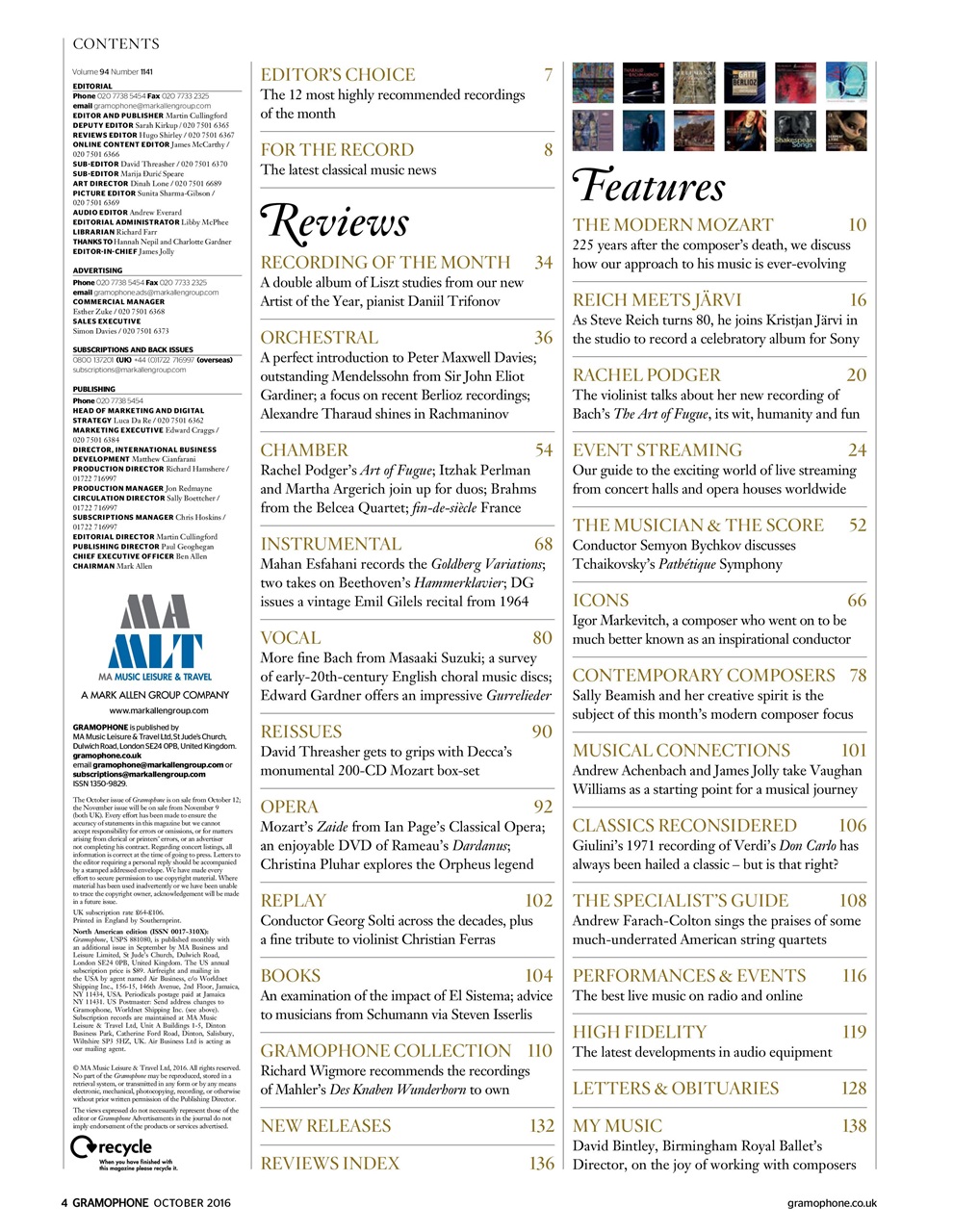 Gramophone Preview Pages