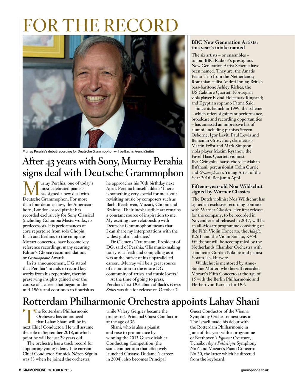 Gramophone Preview Pages