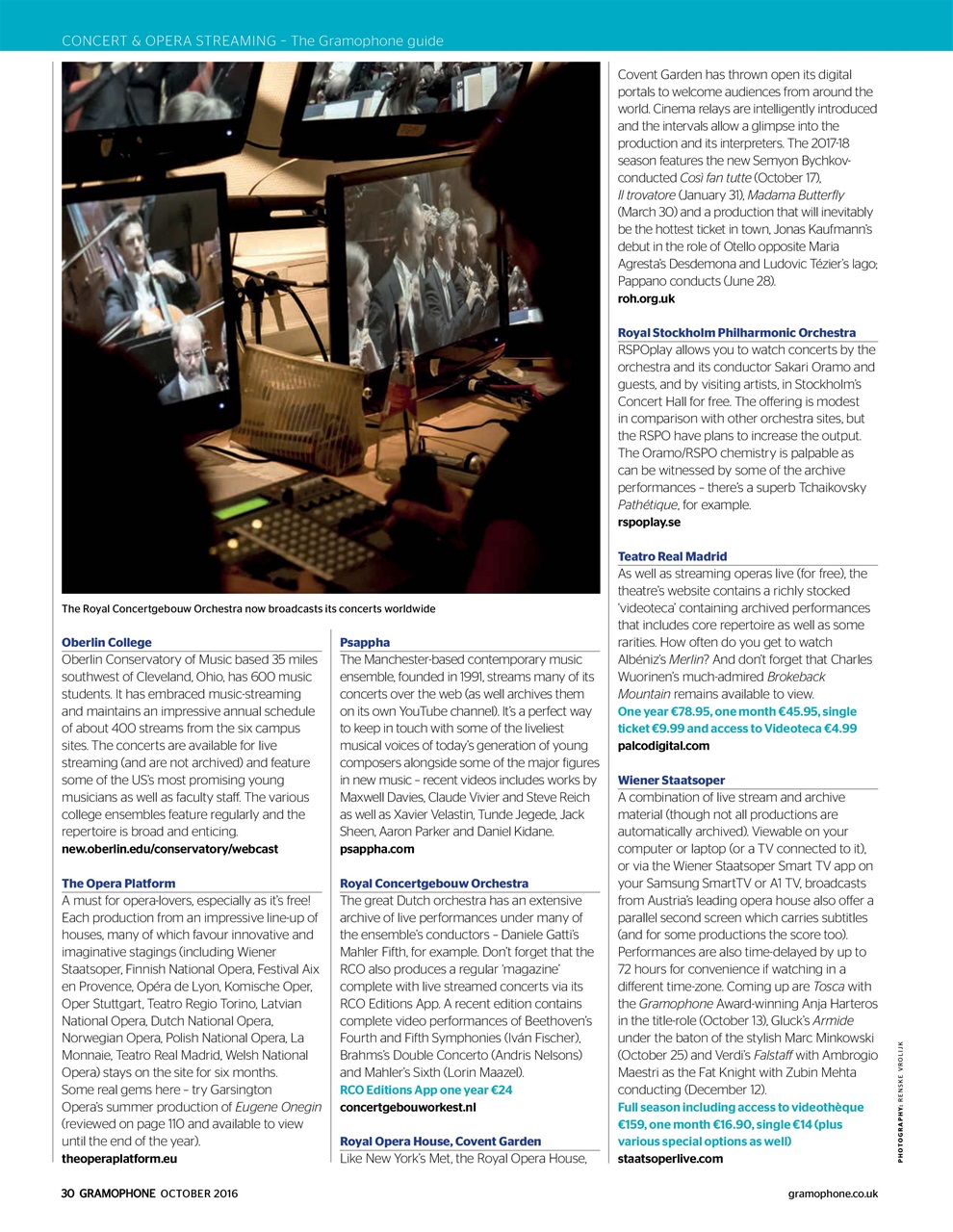 Gramophone Preview Pages