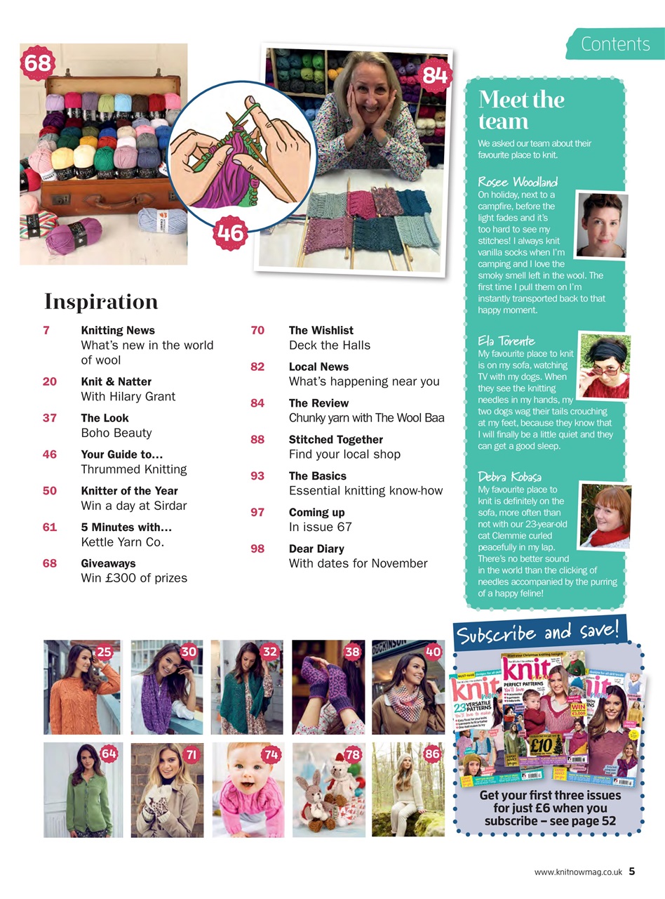 Knit Now Preview Pages