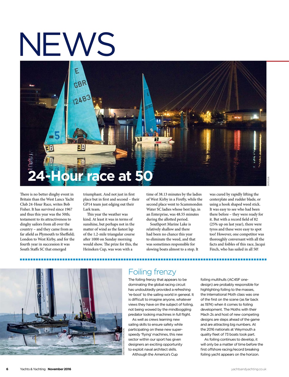 Yachts & Yachting Preview Pages