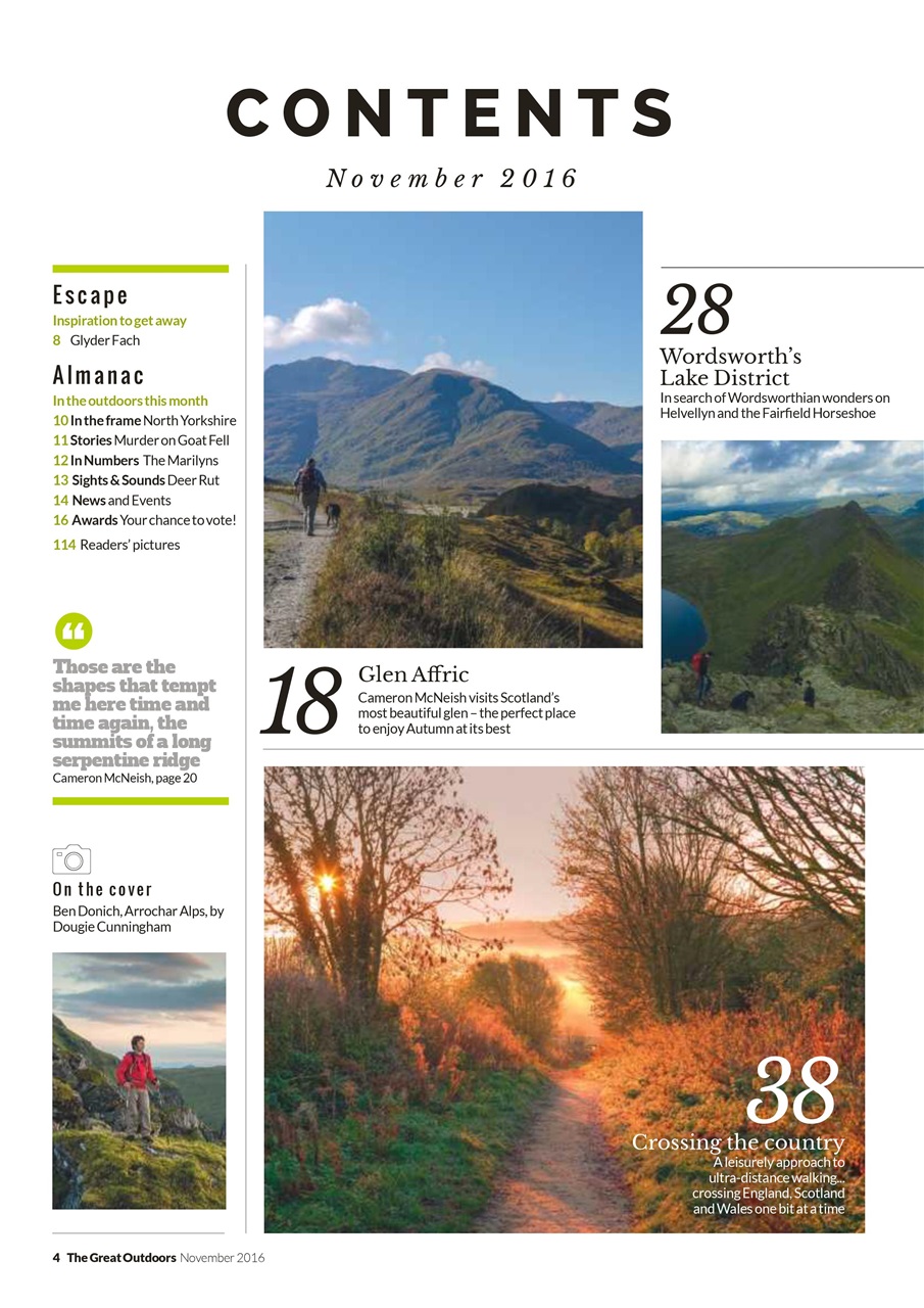 TGO - The Great Outdoors Magazine Preview Pages
